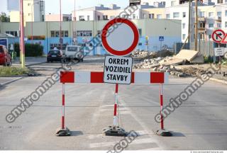 Photo Texture of Prohibition Traffic Sign