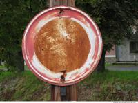 Photo Texture of Prohibition Traffic Sign