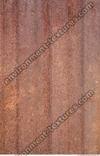 Photo Texture of Metal Corrugated Plates Rusted