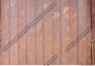 Photo Texture of Metal Corrugated Plates Rusted