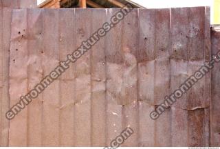 Photo Texture of Metal Corrugated Plates Rusted