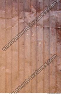 Photo Texture of Metal Corrugated Plates Rusted