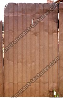 Photo Texture of Metal Corrugated Plates Rusted