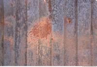 Photo Texture of Metal Corrugated Plates Rusted