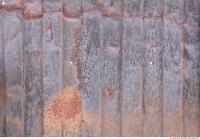 Photo Texture of Metal Corrugated Plates Rusted