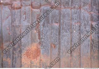 Photo Texture of Metal Corrugated Plates Rusted