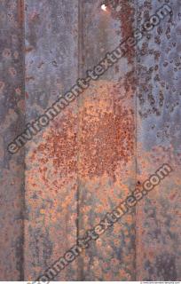 Photo Texture of Metal Corrugated Plates Rusted