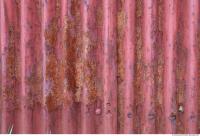 Photo Texture of Metal Corrugated Plates Rusted