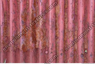 Photo Texture of Metal Corrugated Plates Rusted