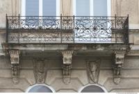 Photo Texture of Building Balcony