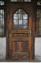 Single Old Wooden Doors