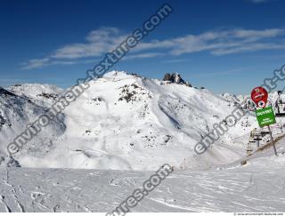 Photo Texture of Background Snowy Mountains