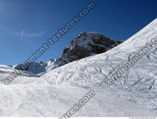 Photo Texture of Background Snowy Mountains