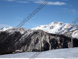 Photo Textures of Background Snowy Mountains