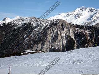 Photo Textures of Background Snowy Mountains