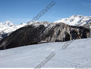 Photo Textures of Background Snowy Mountains