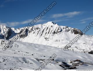 Photo Textures of Background Snowy Mountains