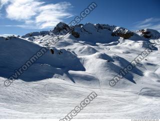 Photo Texture of Background Snowy Mountains