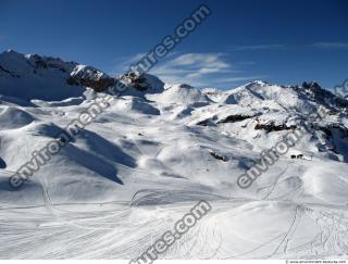 Photo Texture of Background Snowy Mountains