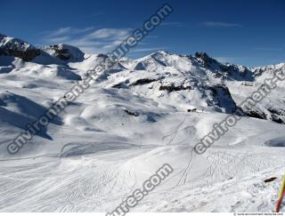 Photo Texture of Background Snowy Mountains