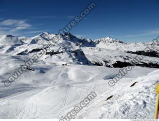 Photo Texture of Background Snowy Mountains