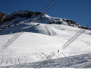 Photo Texture of Background Snowy Mountains