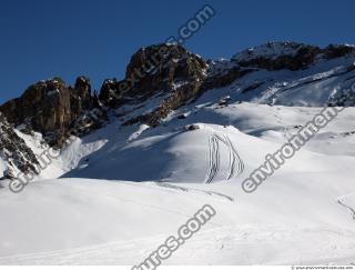 Photo Texture of Background Snowy Mountains