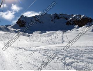 Photo Texture of Background Snowy Mountains