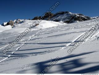 Photo Texture of Background Snowy Mountains