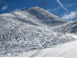 Photo Texture of Background Snowy Mountains