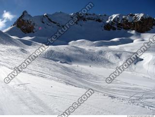 Photo Texture of Background Snowy Mountains