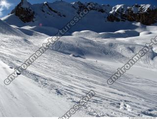 Photo Texture of Background Snowy Mountains