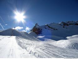 Photo Textures of Background Snowy Mountains