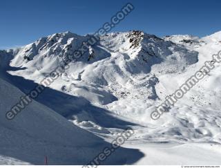 Photo Texture of Background Snowy Mountains