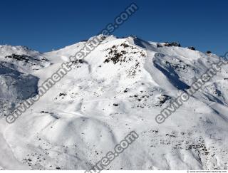 Photo Texture of Background Snowy Mountains