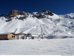 Photo Textures of Background Snowy Mountains