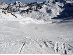 Photo Textures of Background Snowy Mountains