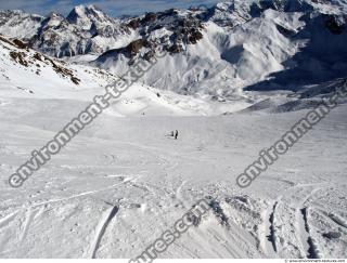 Photo Texture of Background Snowy Mountains