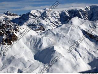 Photo Texture of Background Snowy Mountains