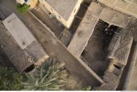 background egyptian buildings from above