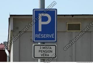 Photo Texture of Parking Traffic Sign