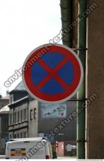 Photo Texture of Prohibition Traffic Sign