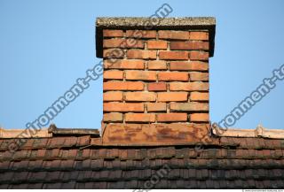 Photo Texture of Brick Chimney