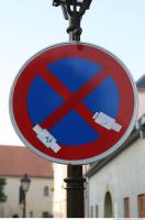 Photo Texture of Prohibition Traffic Sign