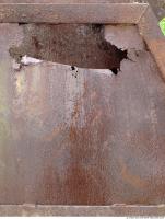 Photo Texture of Metal Plain Rusted 