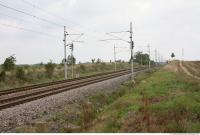 Photo Texture of Background Railways