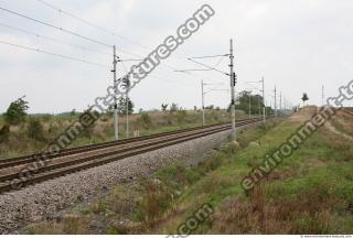 Photo Texture of Background Railways