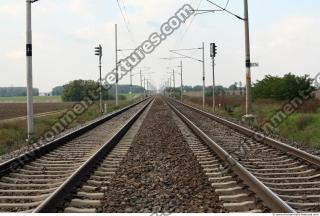 Photo Texture of Background Railways