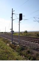 Photo Texture of Background Railways