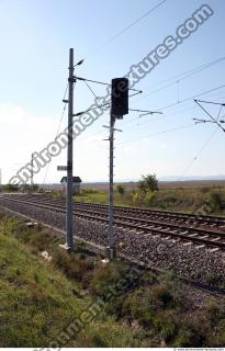 Photo Texture of Background Railways
